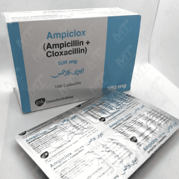 Ampiclox (Ampicillin + Cloxacillin) 500mg