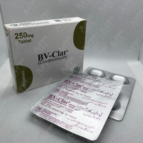 BV-clar Tab 250mg (Clarithromycin)