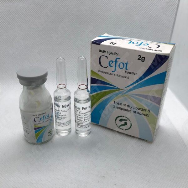 Cefot Injection 2g (cefoperazone-slubactam)