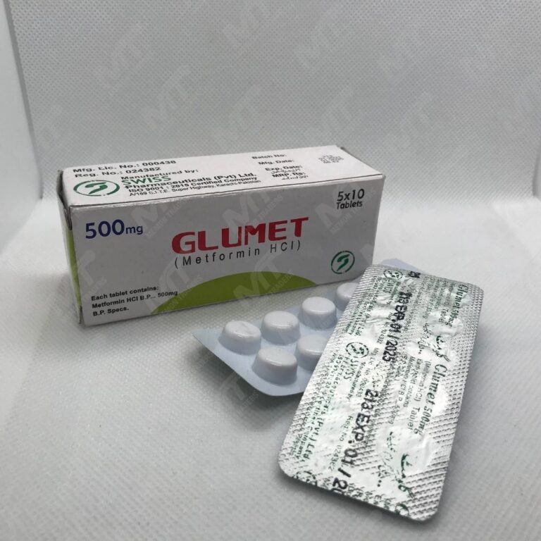 Glumet 500mg Tab (metformin)