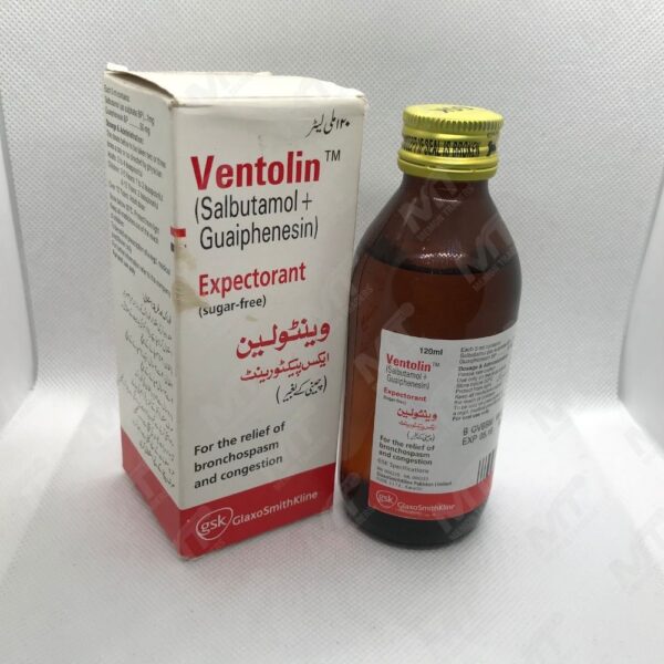 Ventolin Expectorant (Slabutamol+Guaiphenesin)