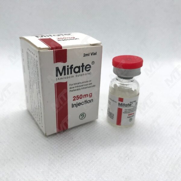 Mifate 250mg Injection (Amikacin Sulphate)
