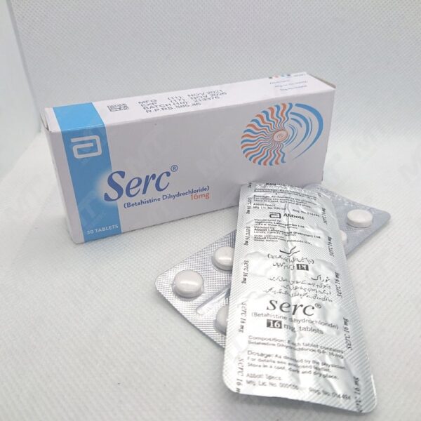 Serc 16mg (betahistine Dihydrochloride) in Pakistan