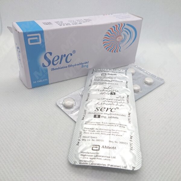 Serc 8mg (betahistine Dihydrochloride)