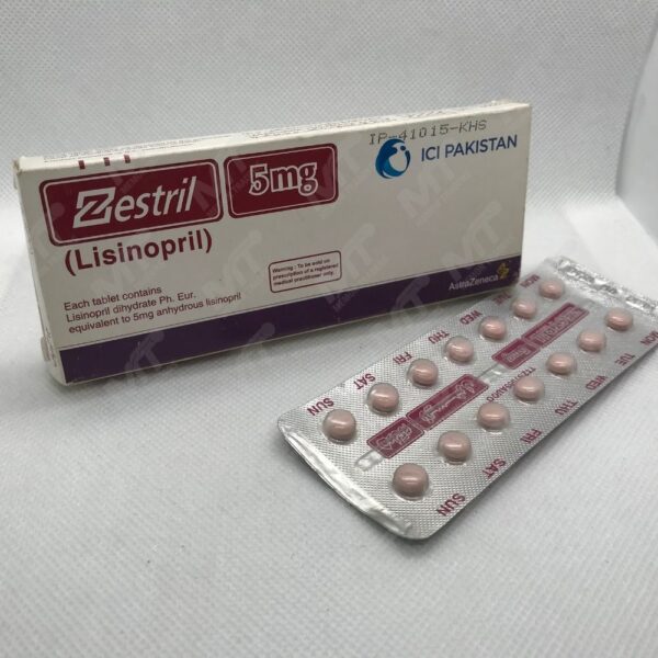 Zestril 5 mg (lisinopril)