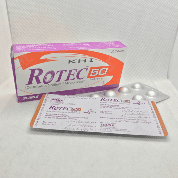 Rotec 50 ( Diclofenac Sodium - Misoprostol )