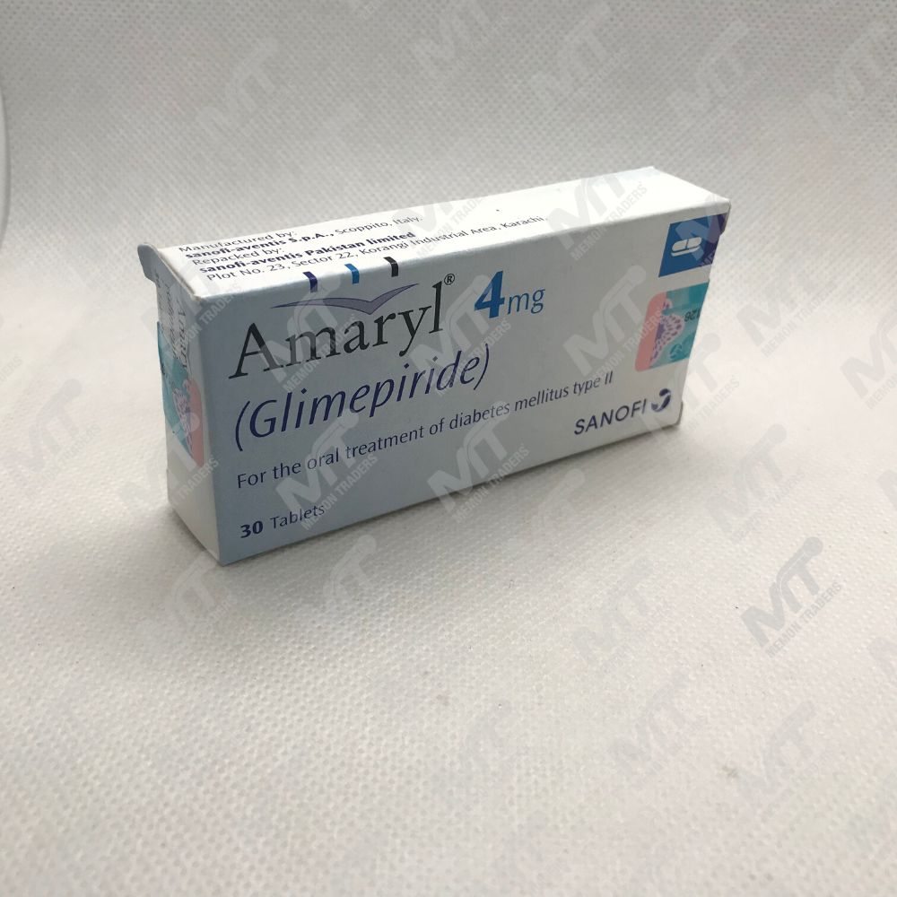 Amaryl 4mg Glimepiride Memon Traders