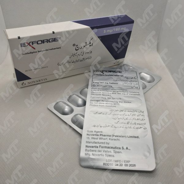 Exforge 5mg (Amlodipine besylatevalsartan)