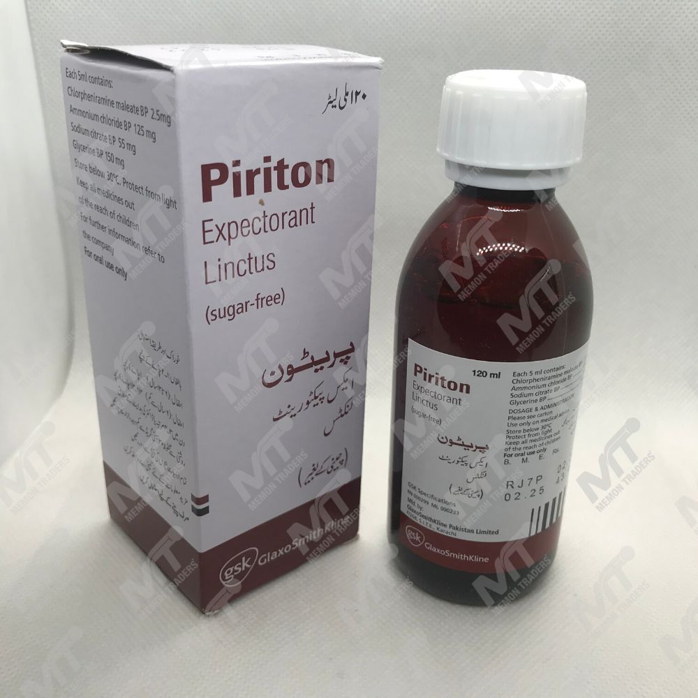 Piriton Expectorant Linctus (sugar-free)