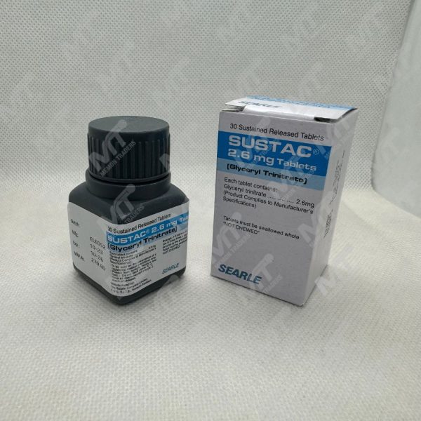 Sustac 2.6 mg Tablets (Glyceryl Trinitrate)
