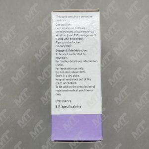 Seretide 250-50 Inhaler (Salmeterol+Fluticasone Propionate)